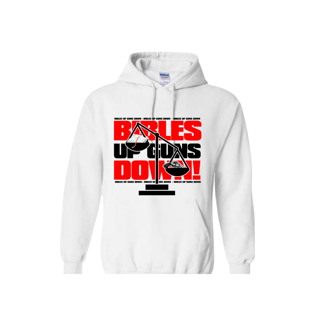 Bible Up Guns Down Hoodie